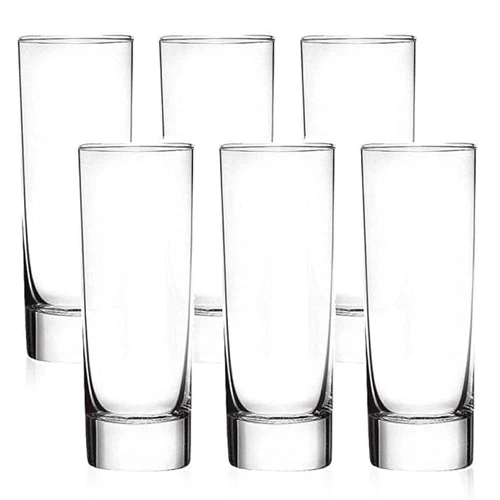 Pasabahce set of 6 longdrink juice cups 290 ml -turkey made