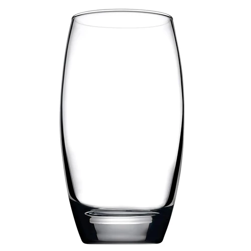 Tall cylindrical drinking glasses, 500 cc capacity, set of 6 pieces