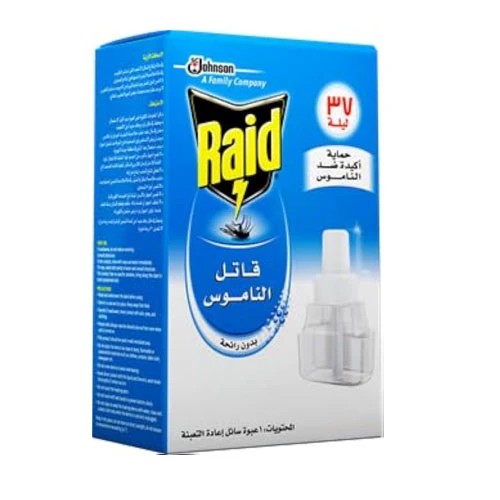 Raid Liquid Mosquito Repellent Refill, Neutral Scent, 41ml