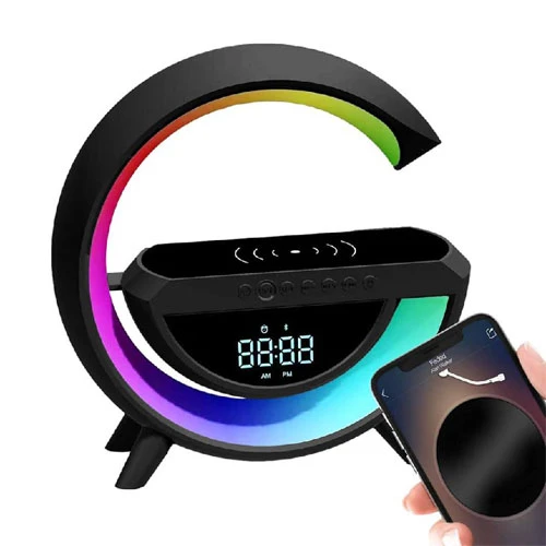 Multifunctional Bluetooth Speaker with RGB Lighting - Stylish LED Light, Support