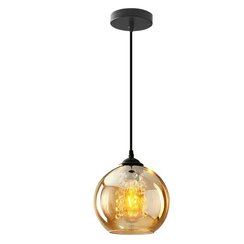 Pendant Lamp Glass Crystal Bulb Modern Ball Chandelier Design, Innovative Pendan