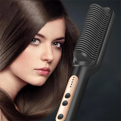 Heat Hair Straightening Brush, Heat Comb Up to 1080°F, Straightening Brush for A