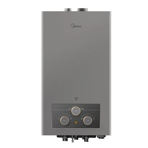 Midea 10L Natural Gas Water Heater, Digital Dual Ignition, 3-Way Battery for Typ